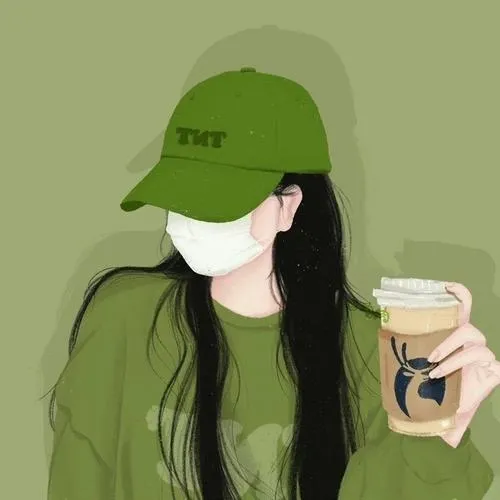 Full 52 Avatar Cartoon Girl Anime Cute Che Mặt cool ngầu lạnh lùng đậm chất cá tính